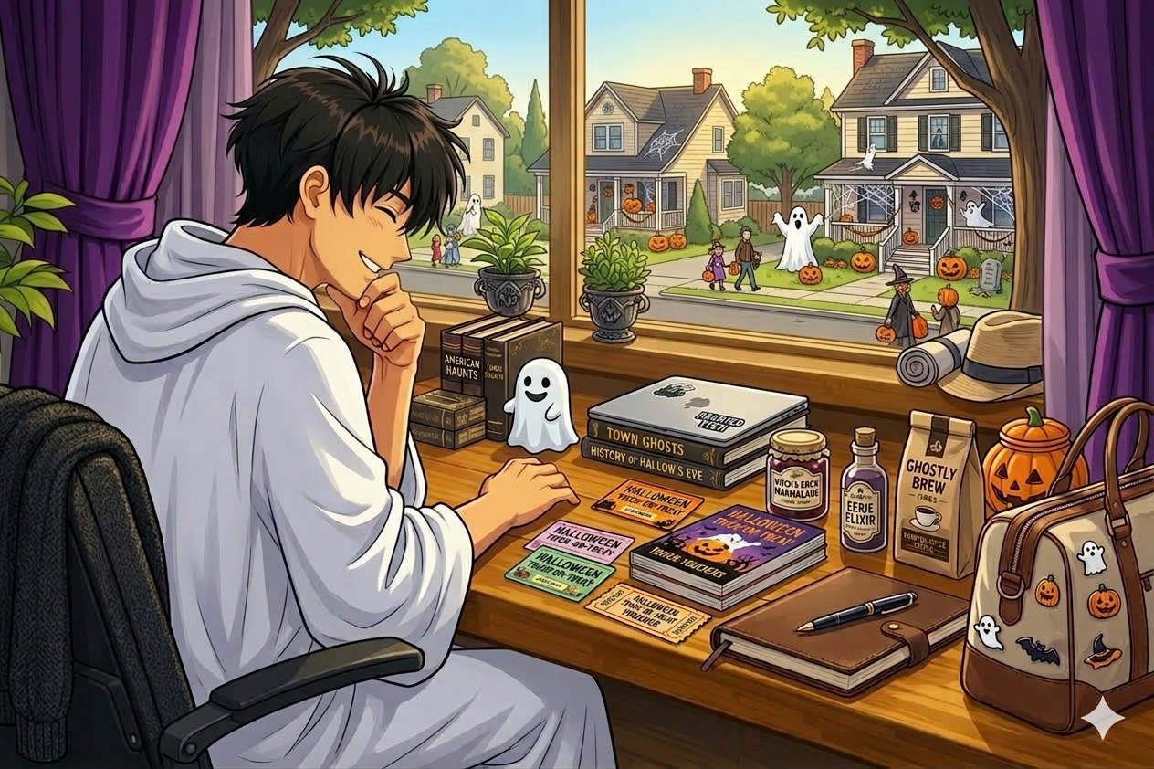 主人公_ハロフィン_お化け